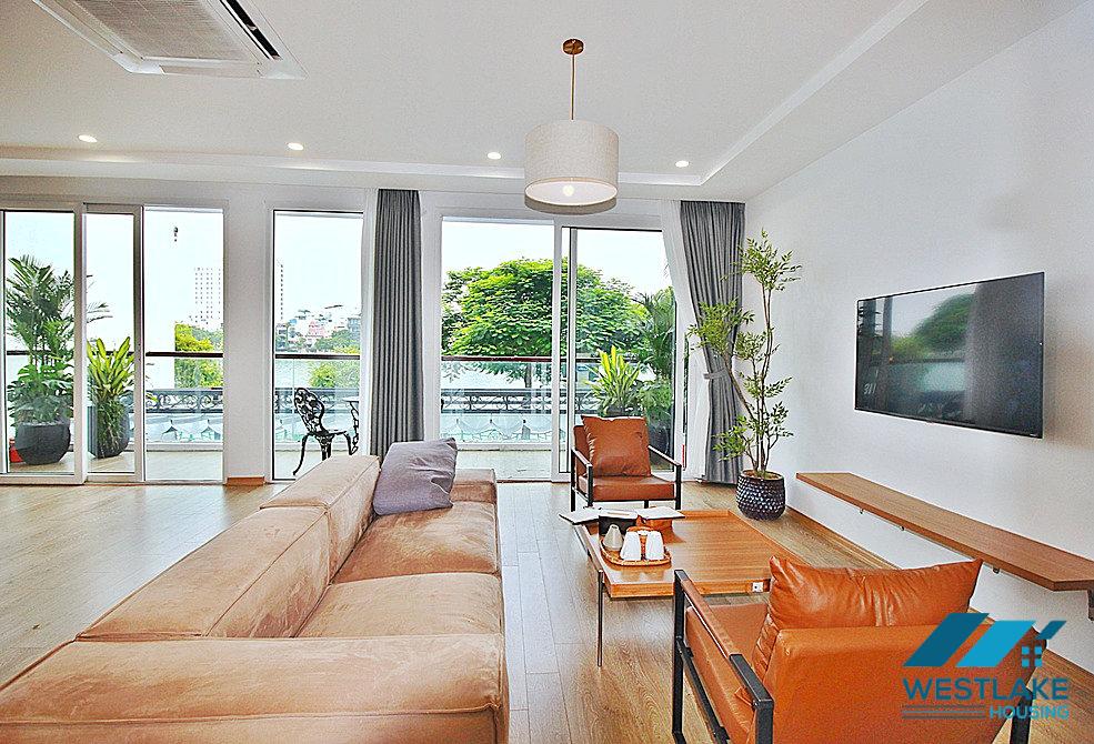 Cho Thuê Căn Hộ 3 Phòng Ngủ Mới Đẹp, Ban Công View Hồ Tại Phố Quảng An, Tây Hồ, Hà Nội