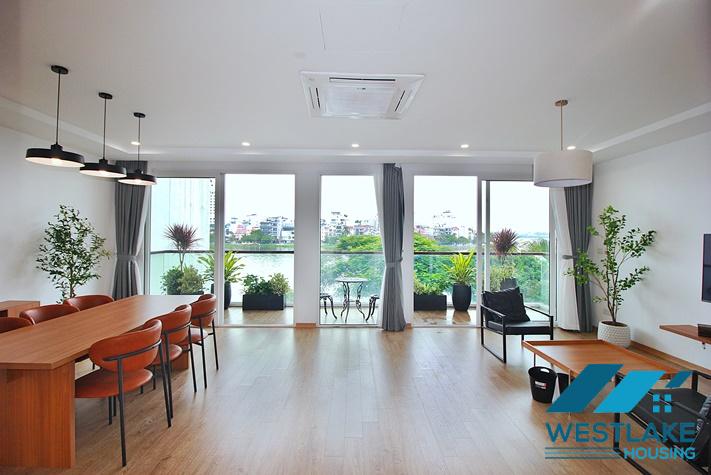 Cho Thuê Căn Hộ 3 Phòng Ngủ Mới Đẹp, Ban Công Rộng Thoáng View Hồ Tại Phố Quảng An, Tây Hồ, Hà Nội