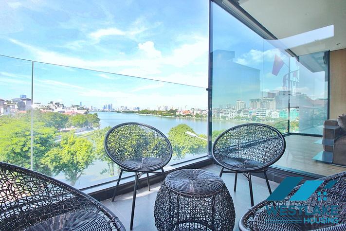 Căn Hộ 2 Phòng Ngủ Mới Đẹp, Ban Công Sáng Thoáng View Hồ  Cho Thuê Tại Tây Hồ, Hà Nội