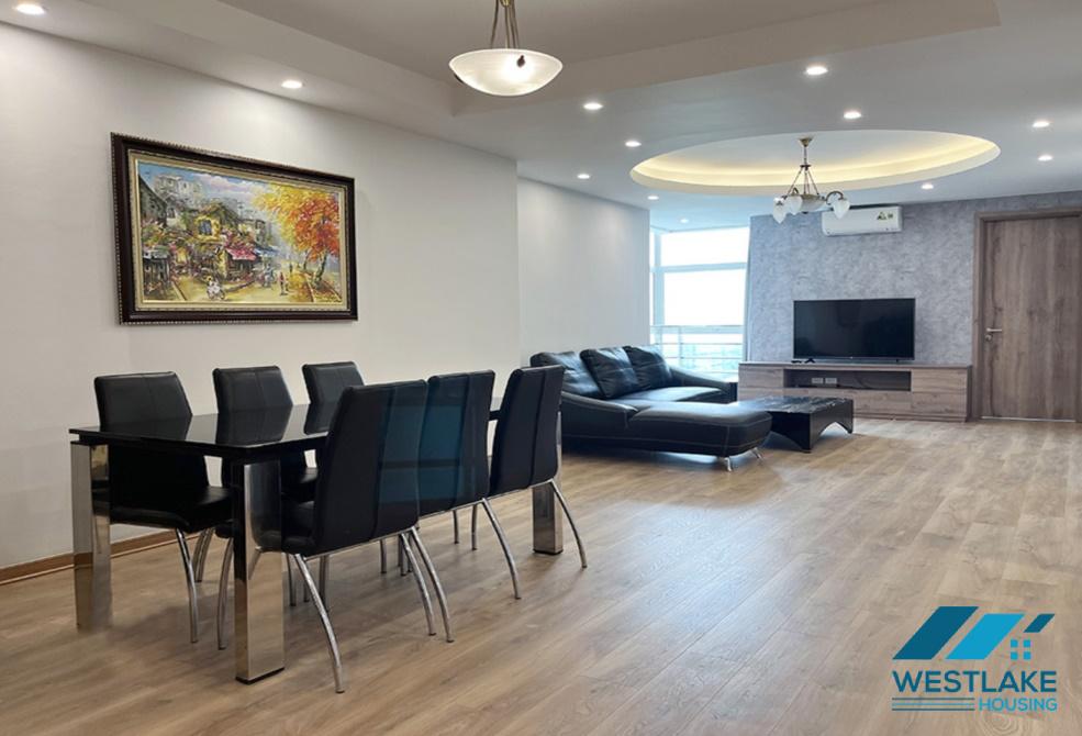 Newly completed apartment 3 bedrooms with modern furniture in Ciputra, Tay Ho