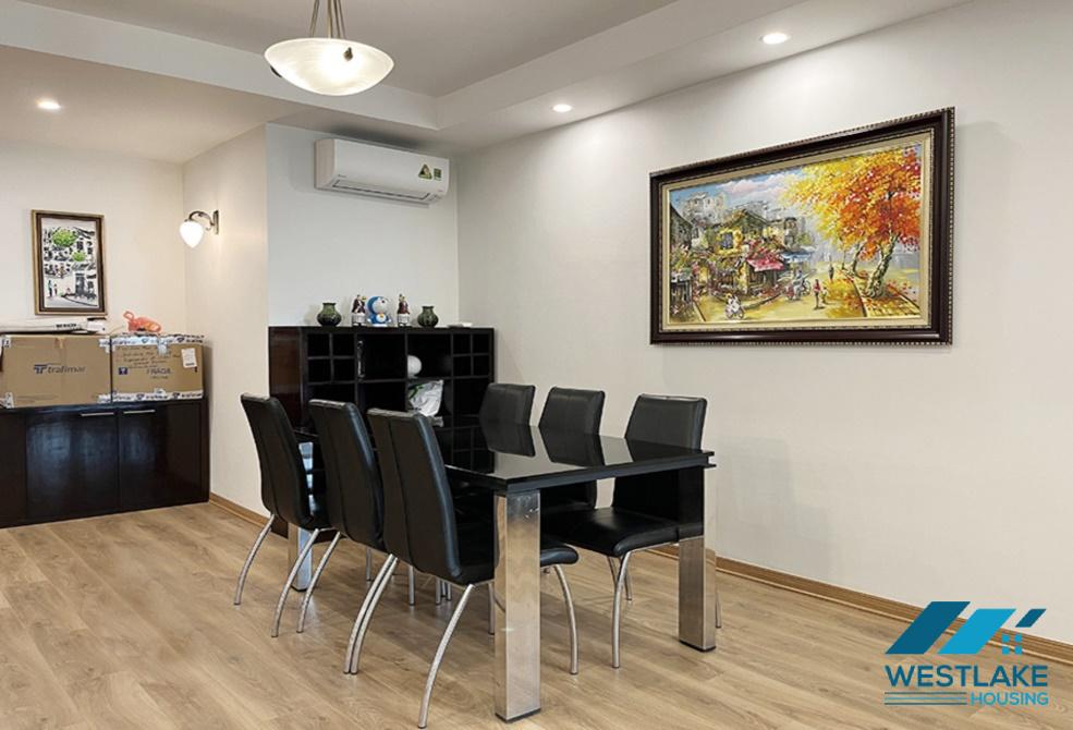 Newly completed apartment 3 bedrooms with modern furniture in Ciputra, Tay Ho