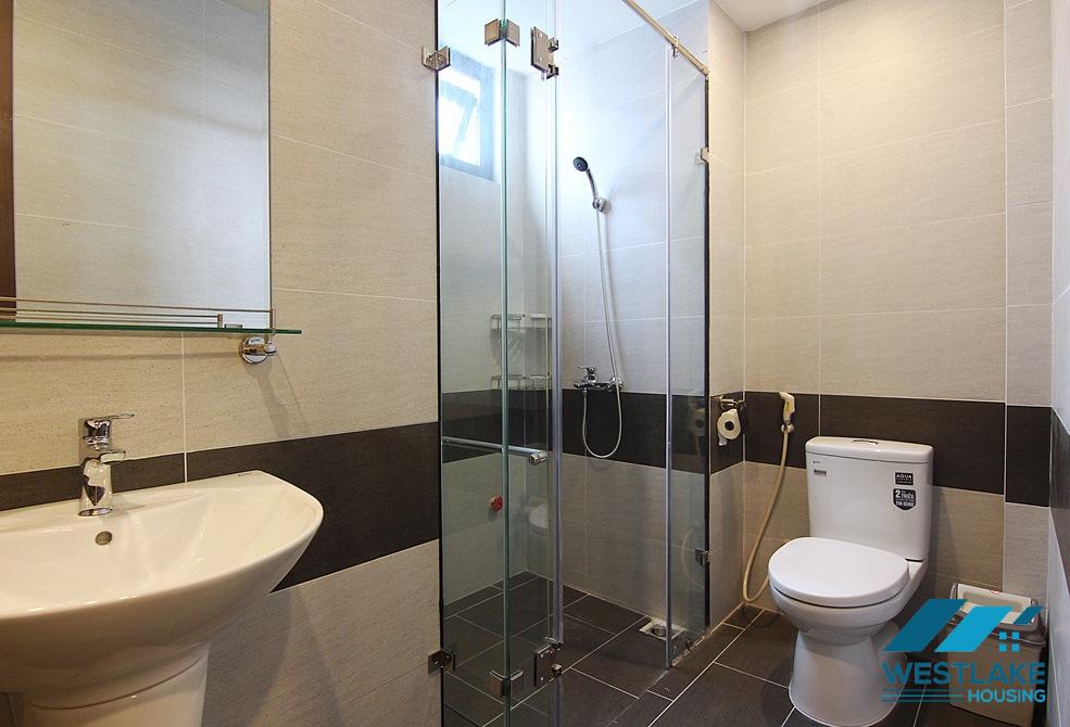 Lake view 2 bedrooms apartment with balcony for rent in Yen Hoa, Tay Ho, Ha Noi