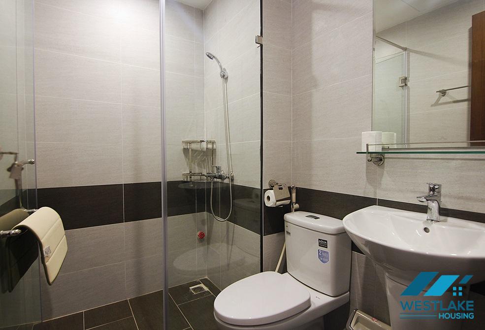 Lake view 2 bedrooms apartment with balcony for rent in Yen Hoa, Tay Ho, Ha Noi