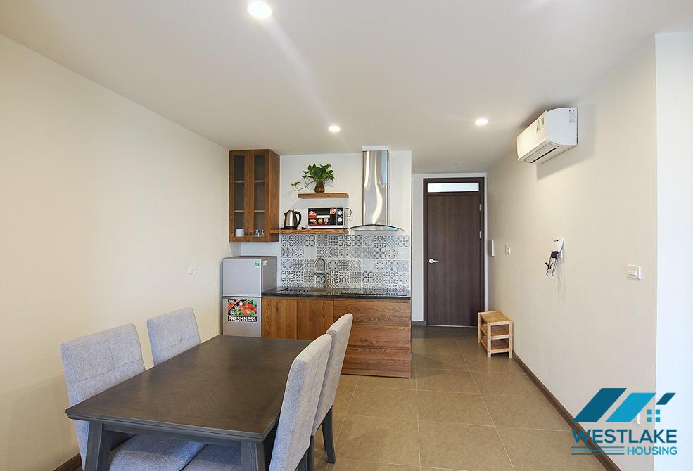 Lake view 2 bedrooms apartment with balcony for rent in Yen Hoa, Tay Ho, Ha Noi