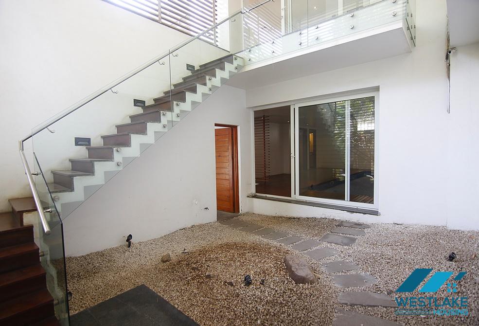 A superb house with modern design and a lot of natural light for rent in Tay Ho ward, Ha Noi