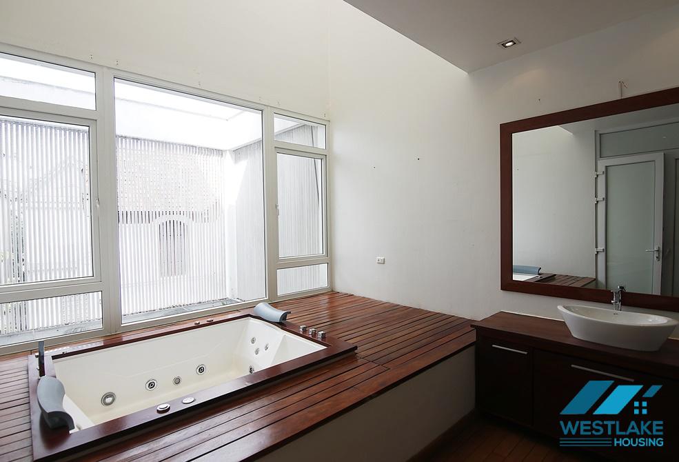 A superb house with modern design and a lot of natural light for rent in Tay Ho ward, Ha Noi