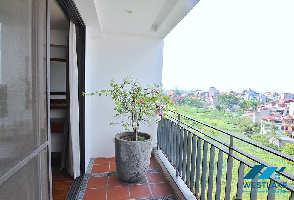 A 4 bedroom apartment with beautiful lake view in Xuan Dieu, Tay Ho