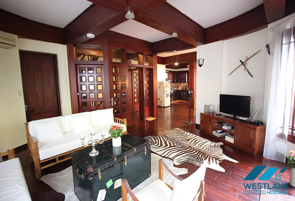 A charming house with swimming pool for rent in Xuan Dieu, Tay Ho