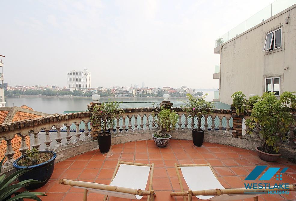 A charming house with swimming pool for rent in Xuan Dieu, Tay Ho
