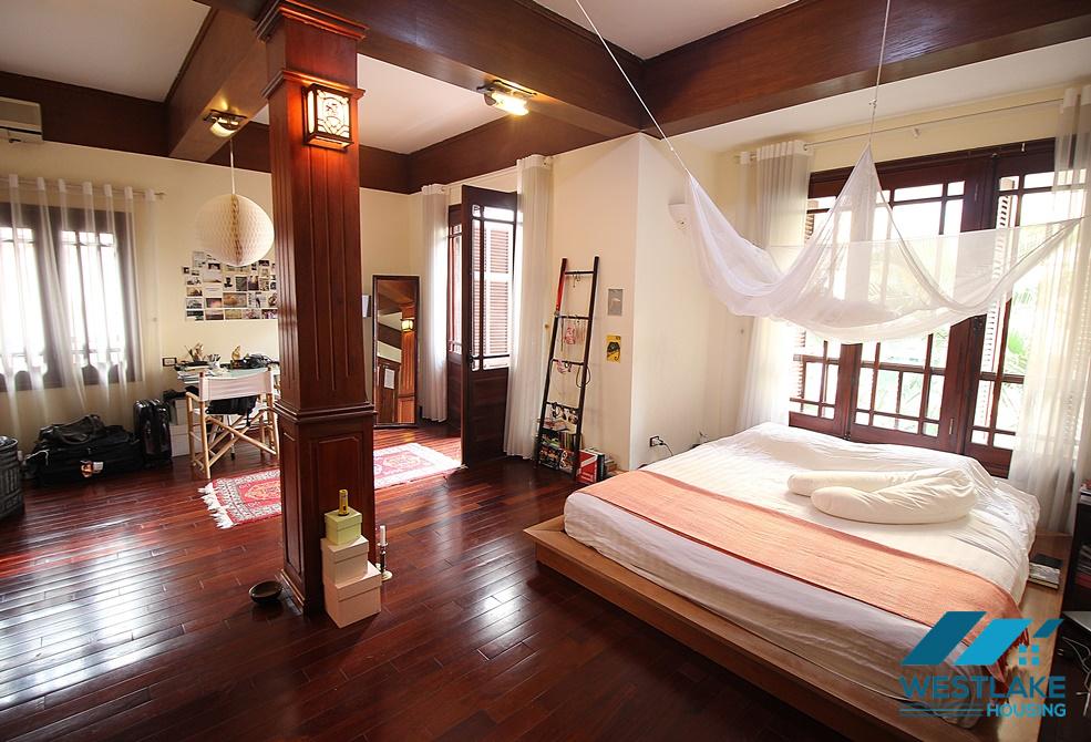 A charming house with swimming pool for rent in Xuan Dieu, Tay Ho
