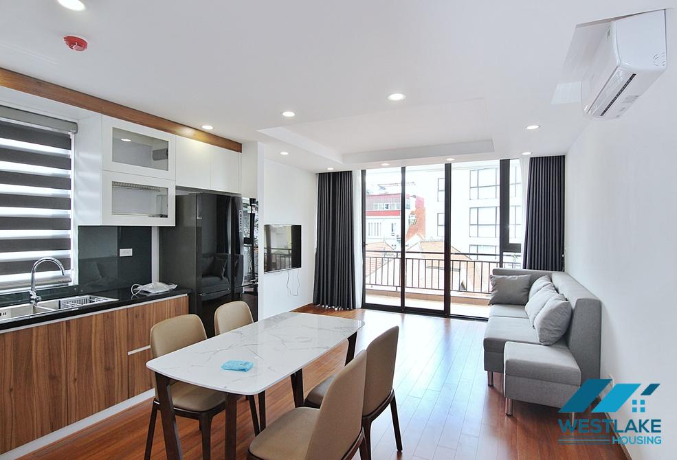 Brightly 3 bedrooms apartment for rent in Dang Thai Mai, Tay Ho, Ha Noi