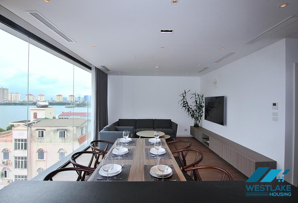Căn Hộ 2 Phòng Ngủ Đẹp Hiện Đại, View Hồ Sáng Thoáng Cho Thuê Trên Phố Tô Ngọc Vân Tây Hồ