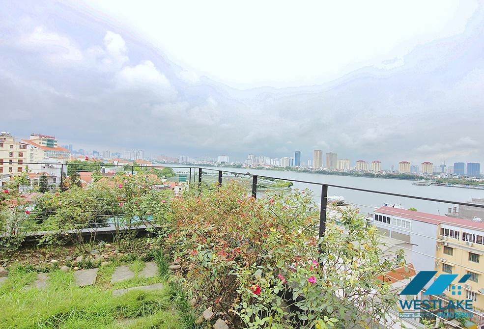 Căn Hộ 2 Phòng Ngủ Đẹp Hiện Đại, View Hồ Sáng Thoáng Cho Thuê Trên Phố Tô Ngọc Vân Tây Hồ