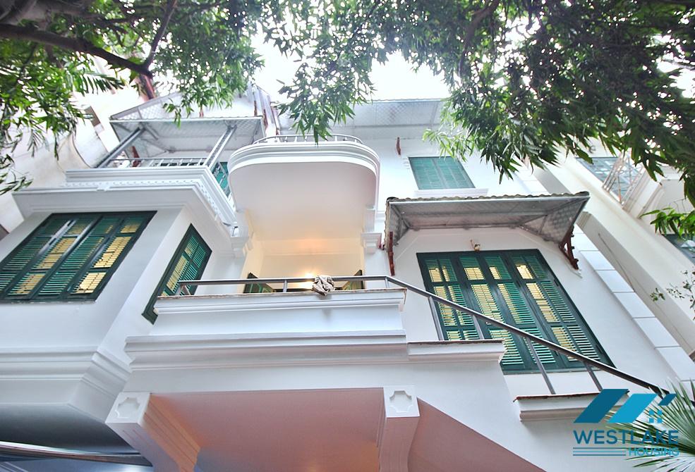 French colonial house with swimming pool for rent in Westlake area, Tay Ho, Ha Noi