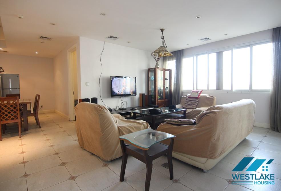 Spacious 3 bedrooms well furnished apartment for rent in Ciputra, Tay Ho ward, Hanoi
