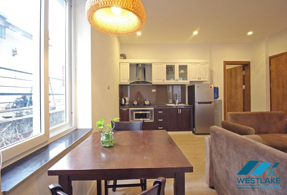 Spacious one bedroom apartment for rent on To Ngoc Van street, Tay Ho, Ha Noi