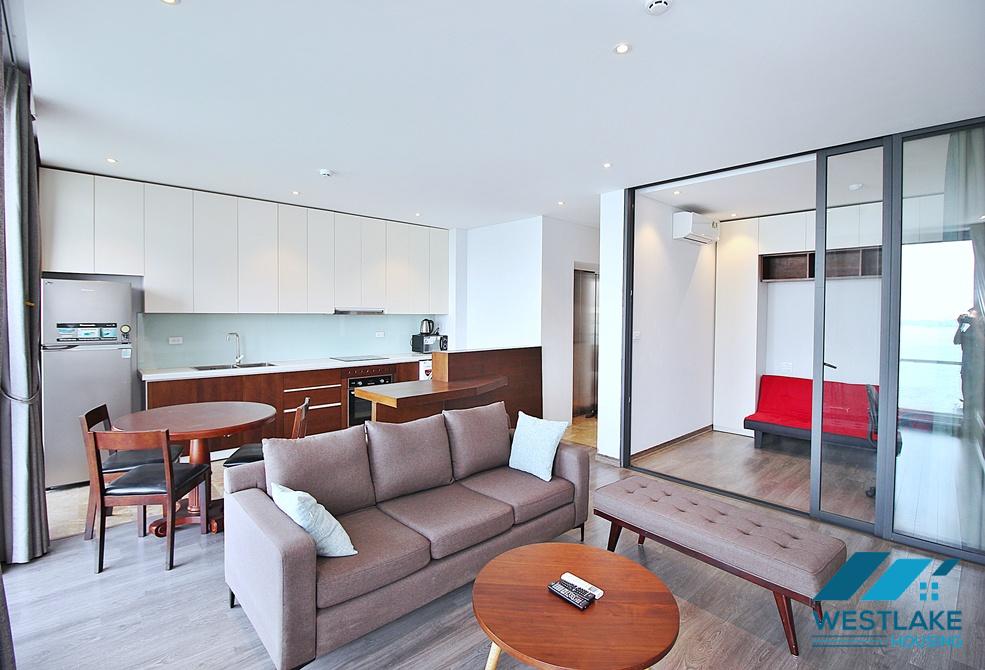 Amazing lake view two bedrooms apartment for rent in Quang Khanh street, Tay Ho, Ha Noi