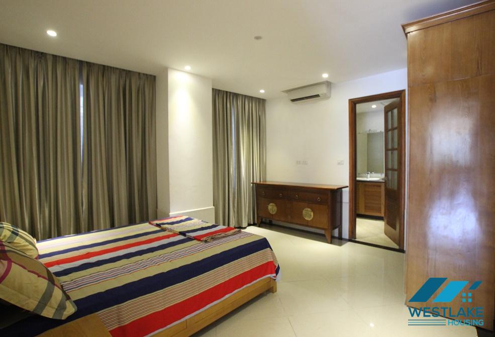 A nice apartment with back yard for rent in Xuan Dieu, Tay Ho