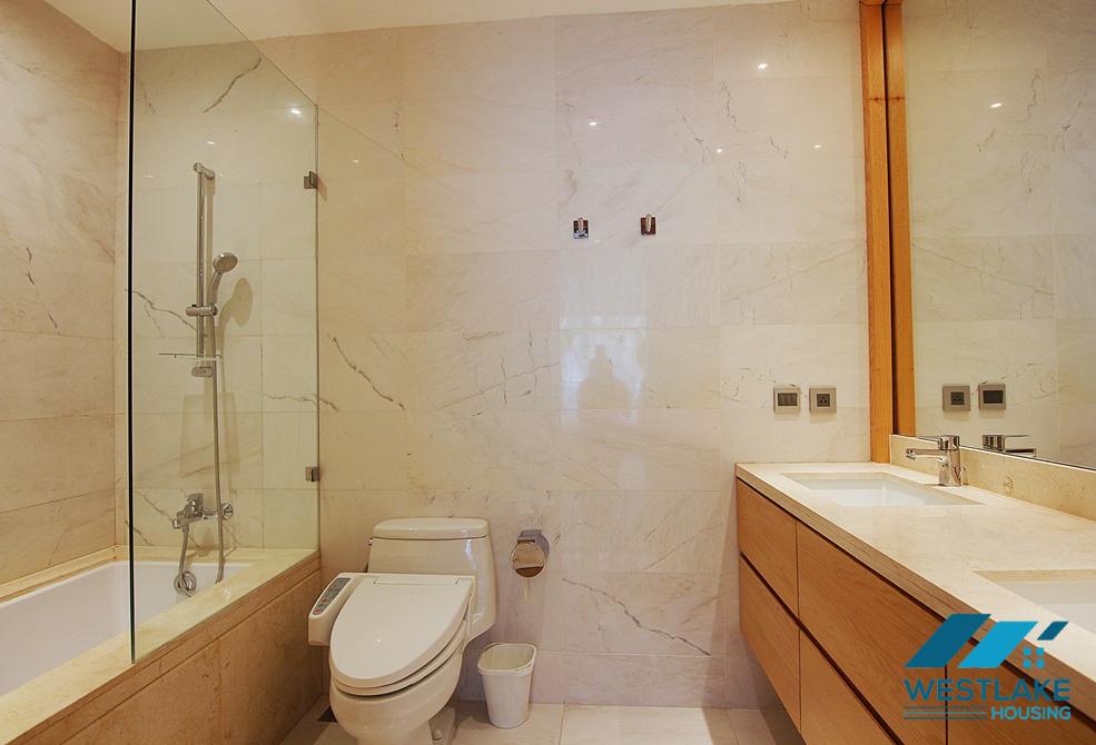 Bright and spacious 2 bedrooms apartment for rent in central Tay Ho, Hanoi for rent