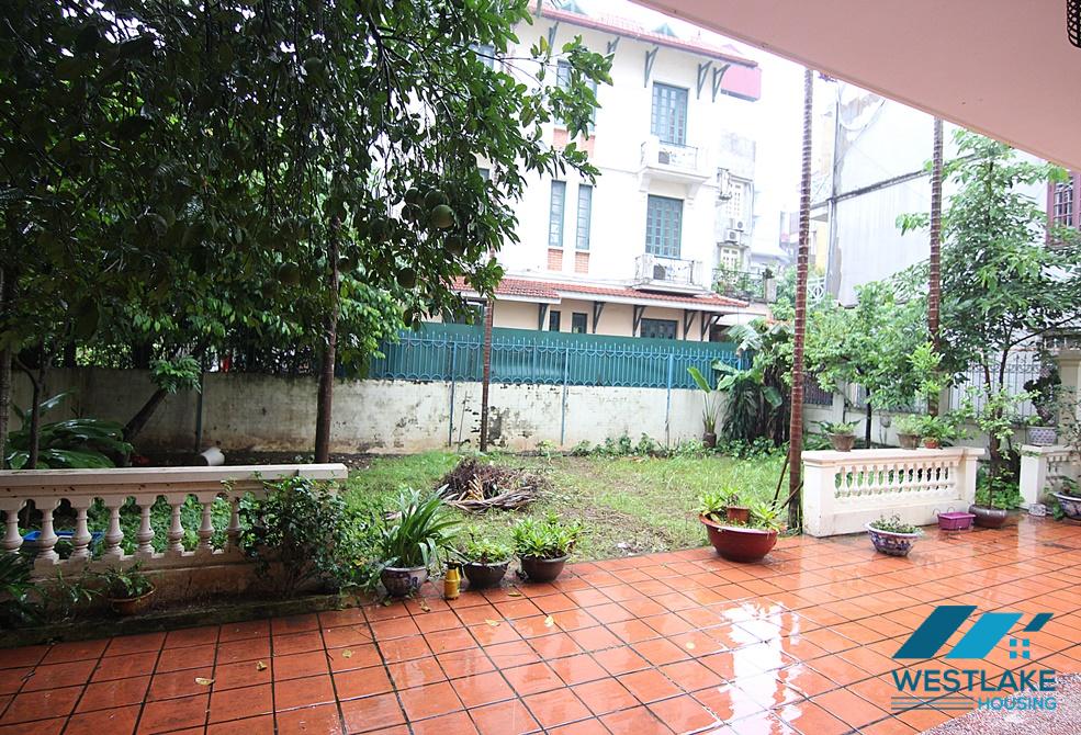 A spacious house with garden for rent in Nghi Tam, Tay Ho