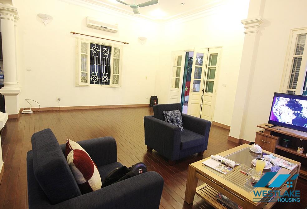 A spacious house with garden for rent in Nghi Tam, Tay Ho A spacious house with garden for rent in Nghi Tam, Tay Ho