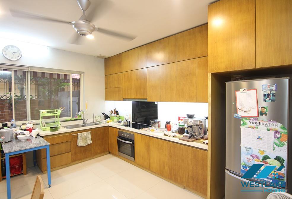 A nice 4 bedroom house with front yard for rent in Nghi Tam, Tay Ho