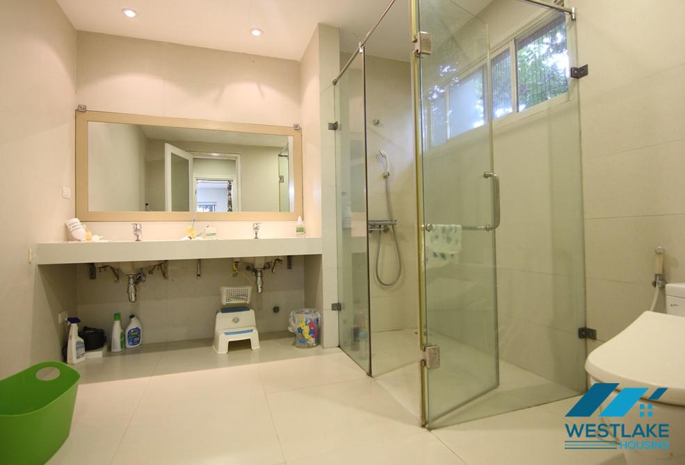 A nice 4 bedroom house with front yard for rent in Nghi Tam, Tay Ho