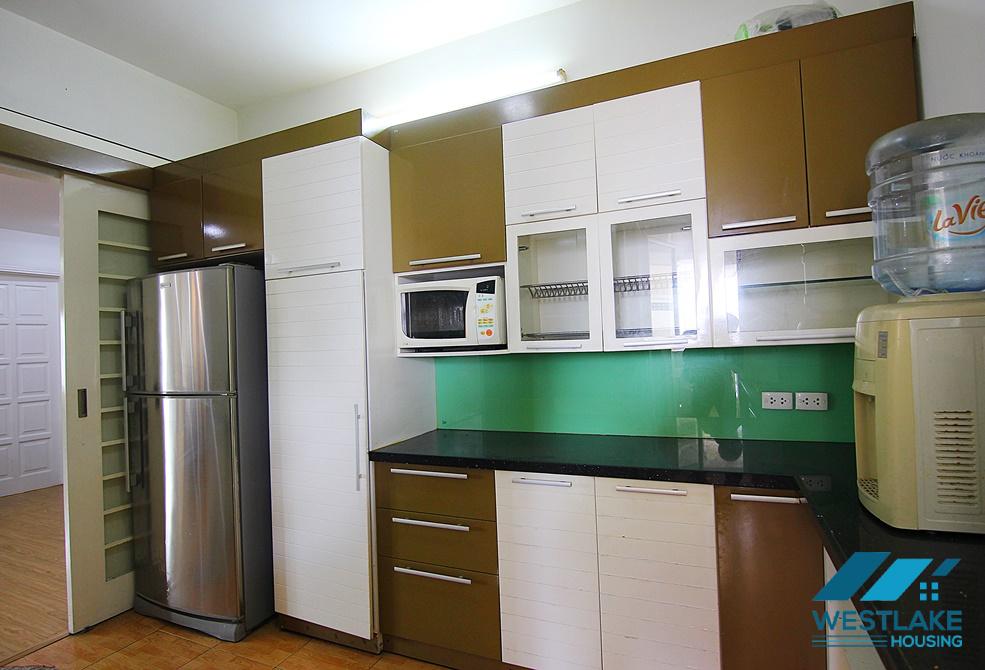Furnished 03 bedroom apartment for rent in Ciputra, E4 Tower, Tay Ho ward, Ha Noi
