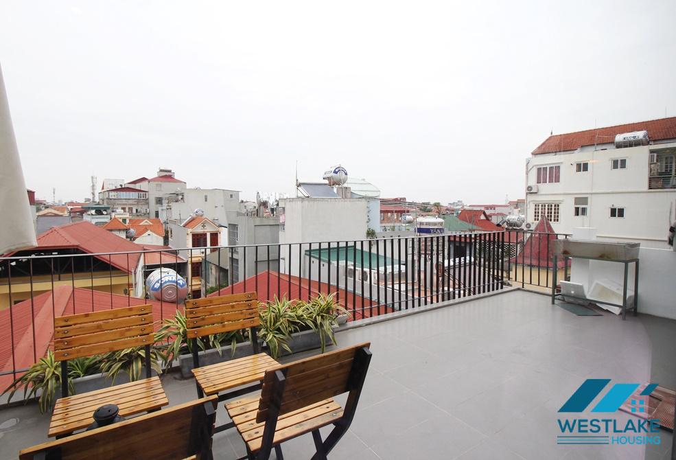 A bright apartment with big balcony for rent in Nghi Tam, Tay Ho A bright apartment with big balcony for rent in Nghi Tam, Tay Ho