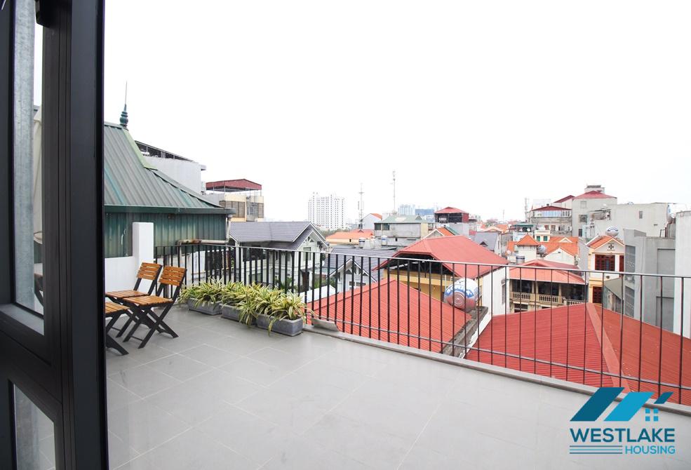A bright apartment with big balcony for rent in Nghi Tam, Tay Ho A bright apartment with big balcony for rent in Nghi Tam, Tay Ho