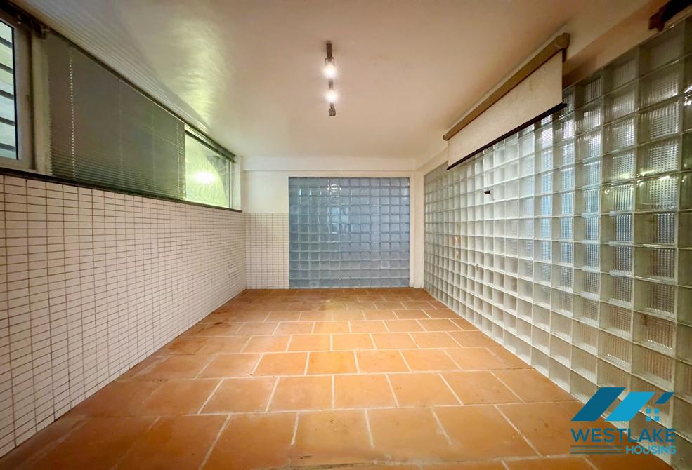 Unfurnished 4 bedrooms house for rent in To Ngoc Van st, Tay Ho ward, Ha Noi