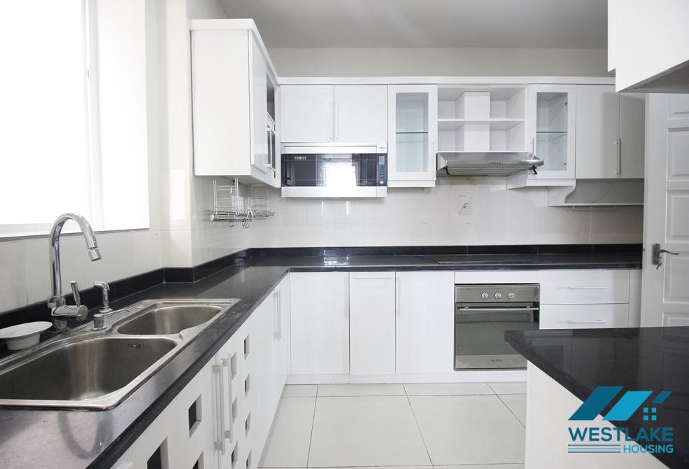Furnished 3 bedroom apartment for rent in Ciputra E Tower, Tay Ho ward, Ha Noi