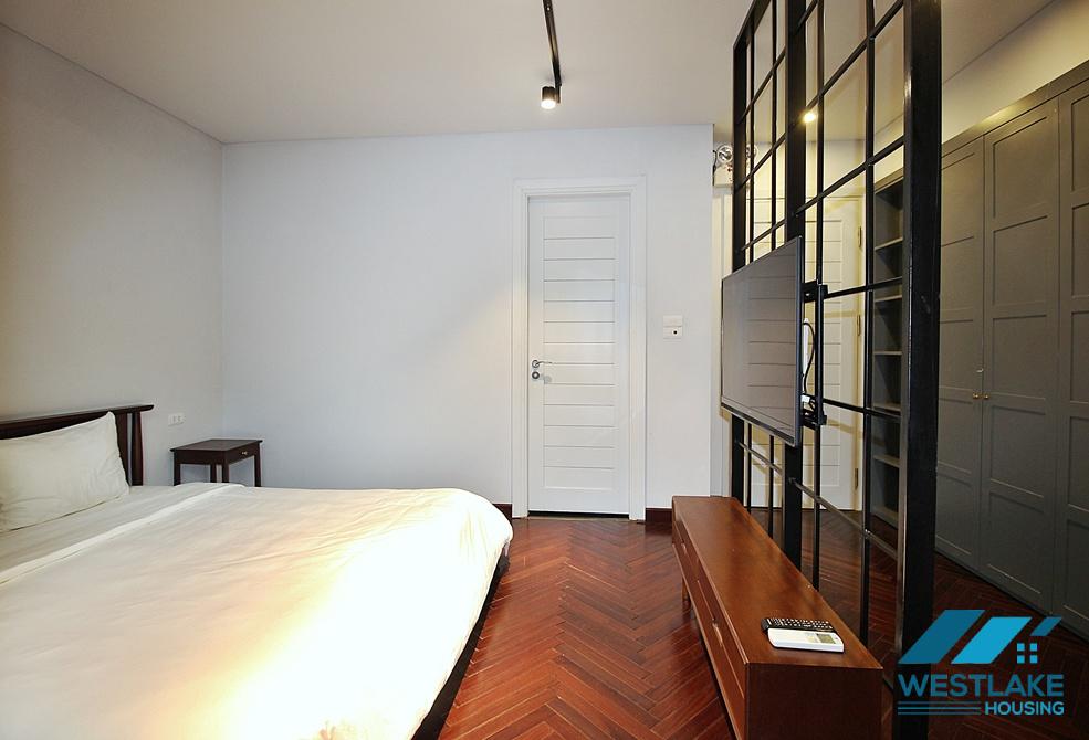 Spacious and modern 02 bedrooms apartment on 1st floor for rent in Tay Ho, Ha Noi