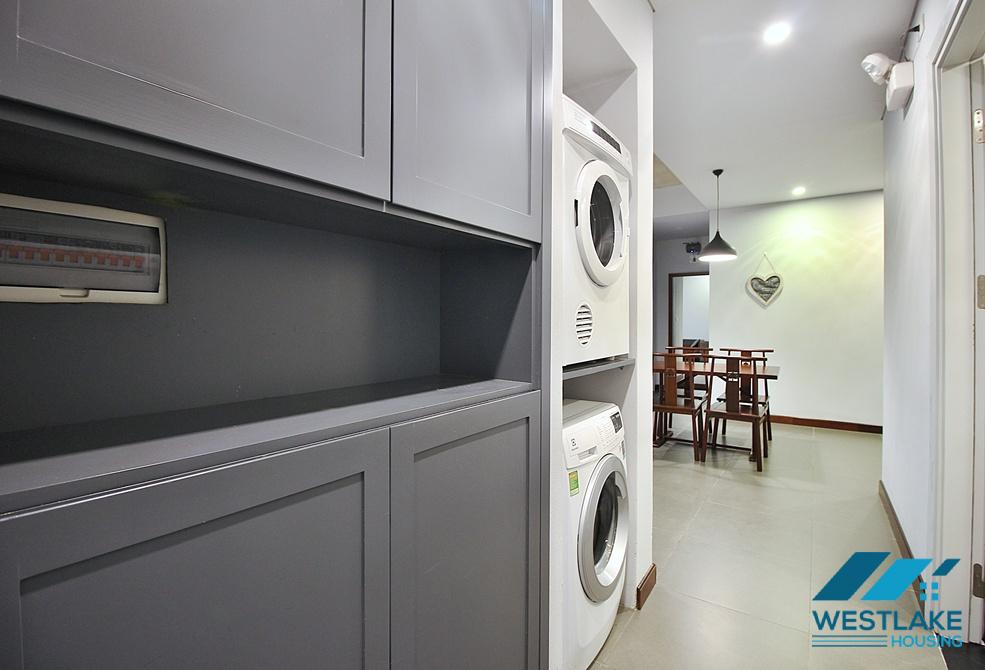 Spacious and modern 02 bedrooms apartment on 1st floor for rent in Tay Ho, Ha Noi