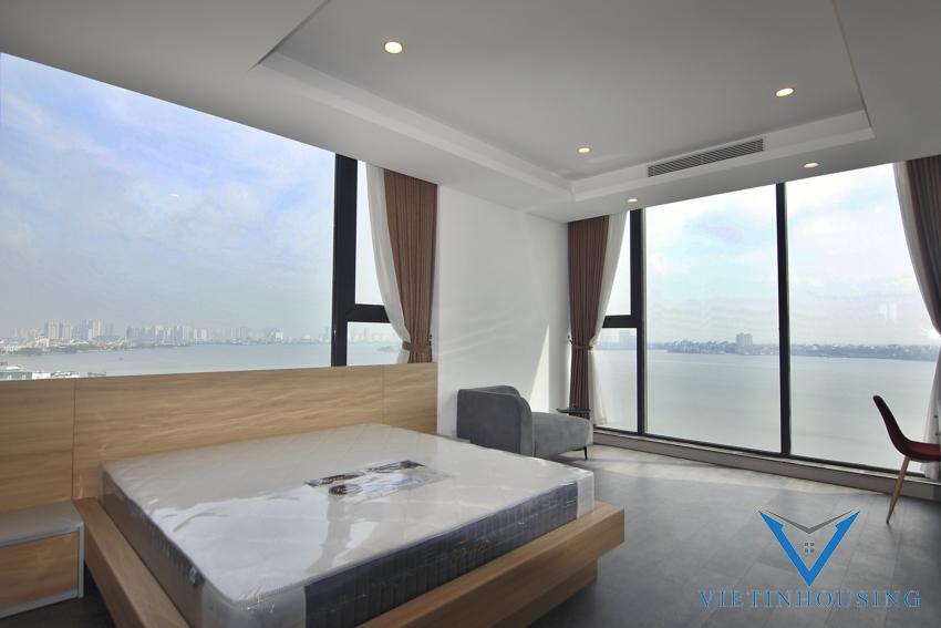 Căn hộ 3 phòng ngủ diện tích lớn toàn bộ view Hồ Tây cho thuê tại Sun Grand City 69B Thụy Khuê