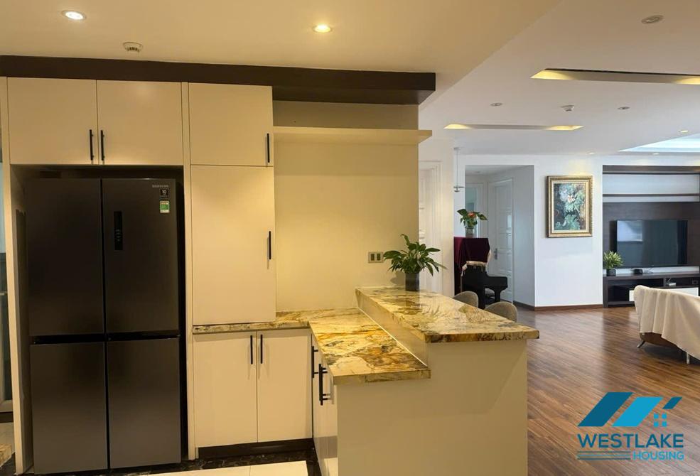 Three bedrooms apartment for rent in E building Ciputra, Ha Noi