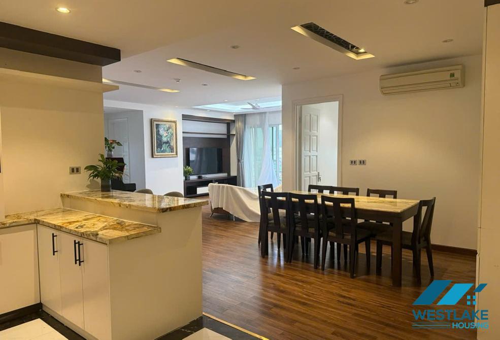 Three bedrooms apartment for rent in E building Ciputra, Ha Noi