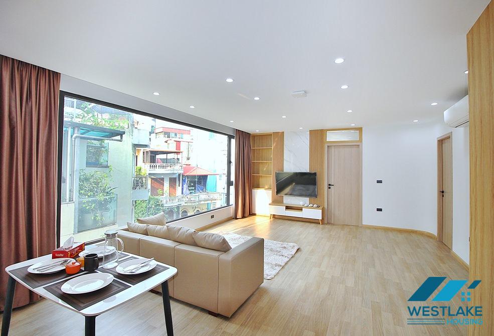 Modern and spacious one bedroom apartment for rent in Lac Long Quan area, Ha Noi