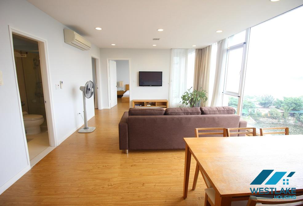 Nice 02 bedroom lakeside apartment for rent in Tay Ho, Ha Noi
