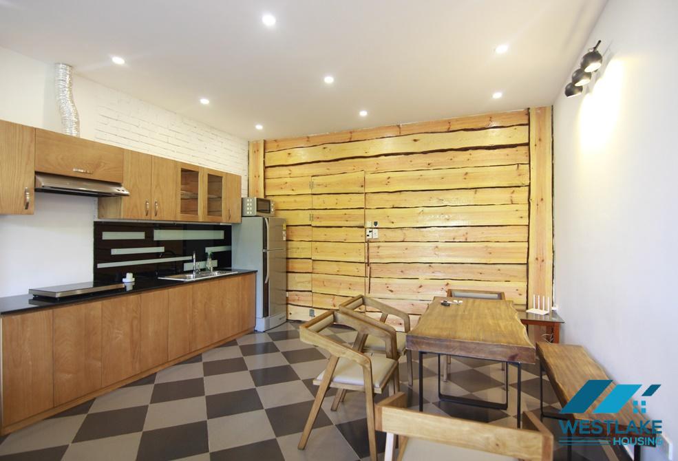 A bright lake side apartment for rent in Vu Mien, Tay Ho