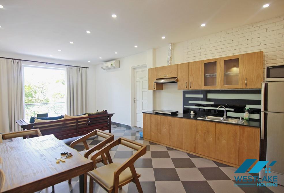 A bright lake side apartment for rent in Vu Mien, Tay Ho