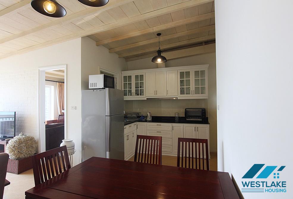 A lake side 2 bedroom apartment for rent in Vu Mien, Tay Ho