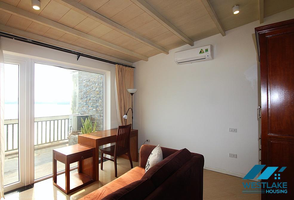 A lake side 2 bedroom apartment for rent in Vu Mien, Tay Ho