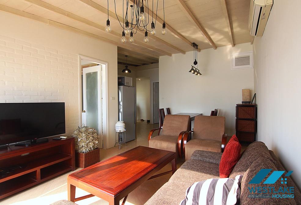A lake side 2 bedroom apartment for rent in Vu Mien, Tay Ho