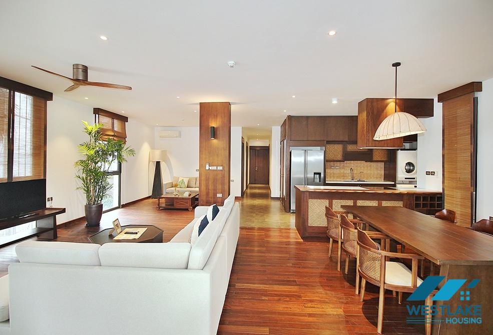 Gorgeous 3 bedrooms apartment with beautiful lake view in Tay Ho, Ha Noi