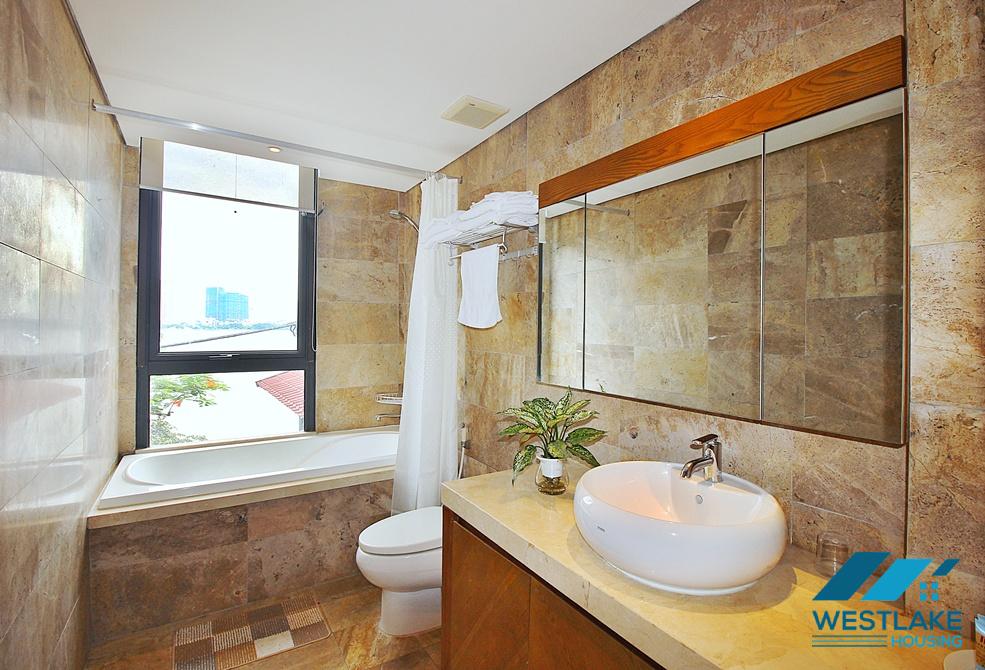 High quality 04 bedrooms apartment for rent in Xom Chua area, Tay Ho, Hanoi