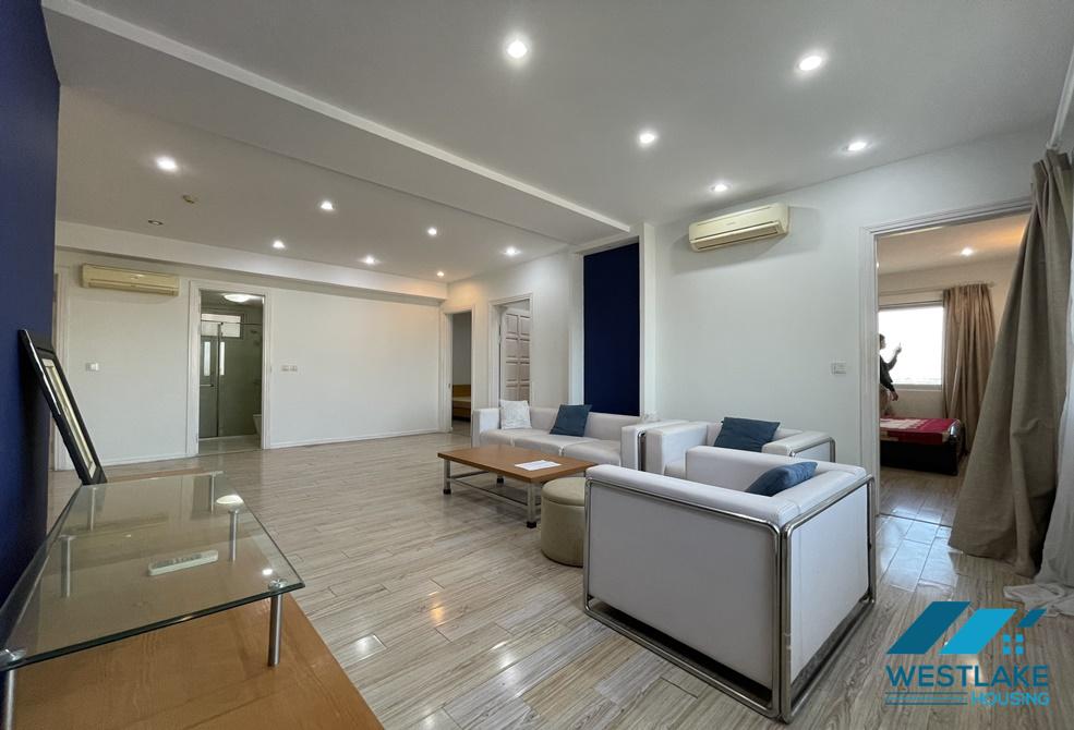 High floor apartment fully furnished new modern four bedrooms for rent E4 ciputra