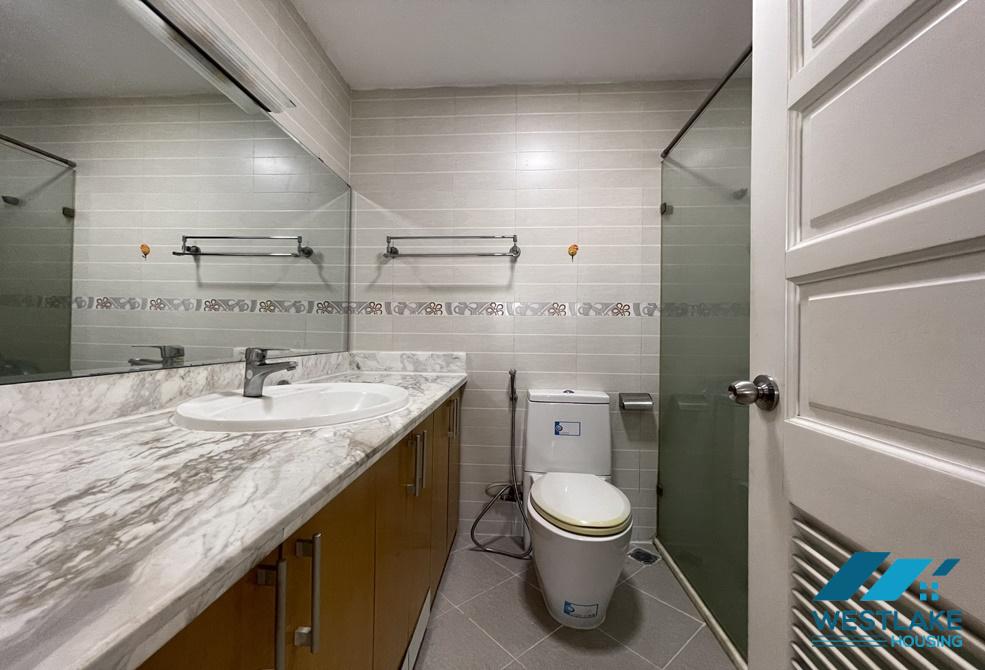 High floor apartment fully furnished new modern four bedrooms for rent E4 ciputra