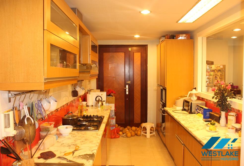 Large size apartment for rent in Ciputra, Tay Ho ward, Hanoi