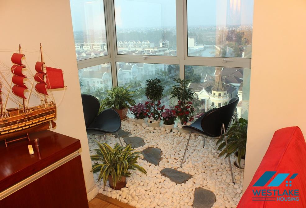 Large size apartment for rent in Ciputra, Tay Ho ward, Hanoi